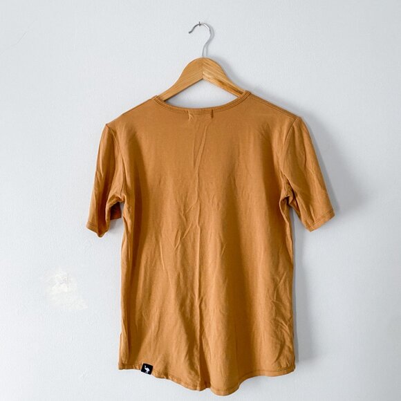 Os & Oakes Adult Basic Bamboo Classic Tee - Brown Sugar - XS - Picture 5 of 6